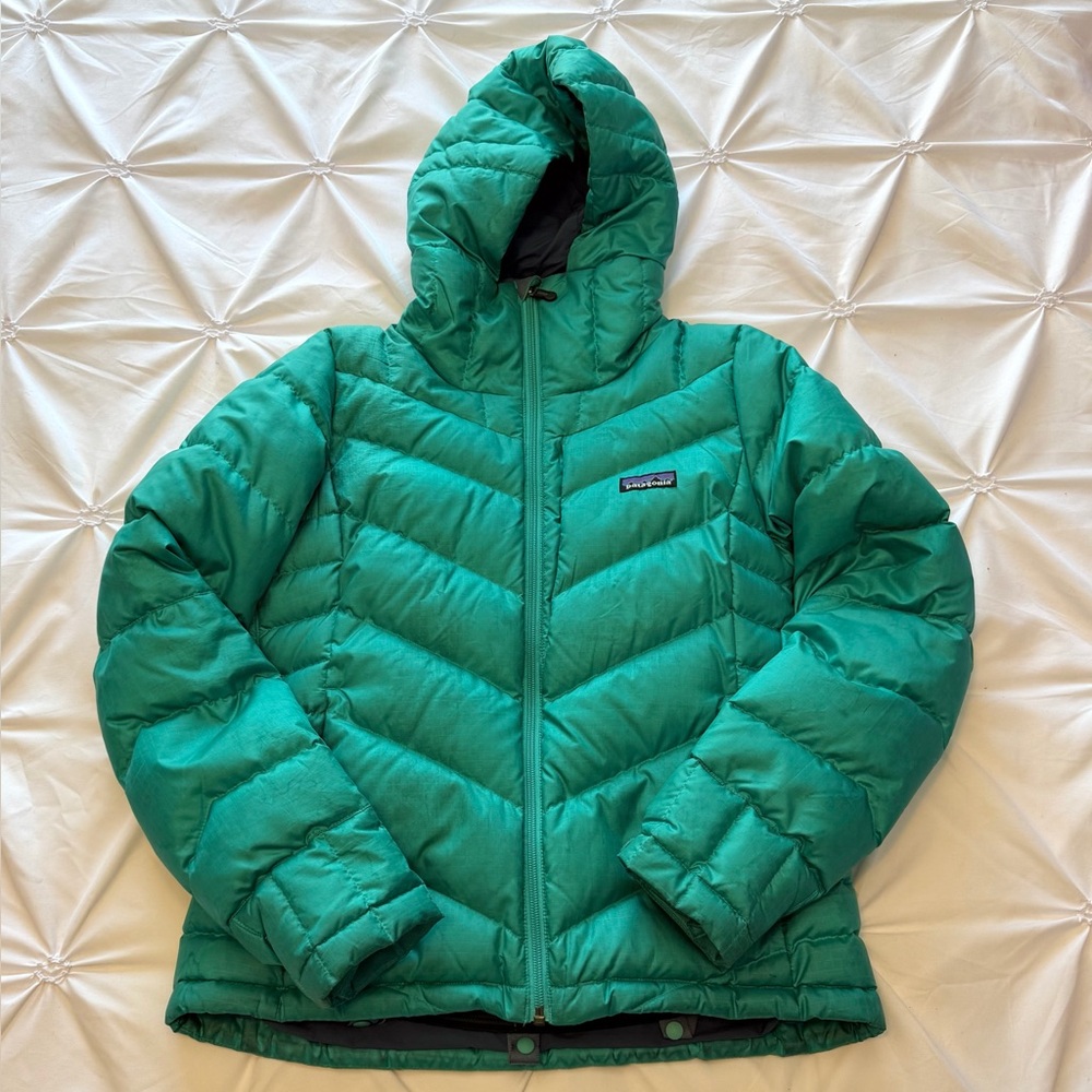 Patagonia Teal Puffer Jacket